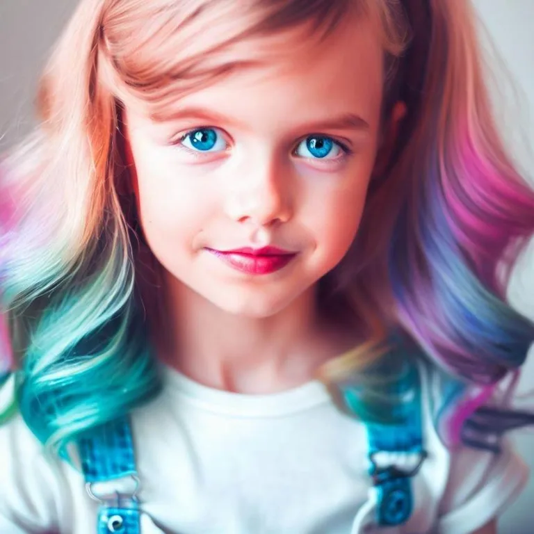 Barva na vlasy pro děti