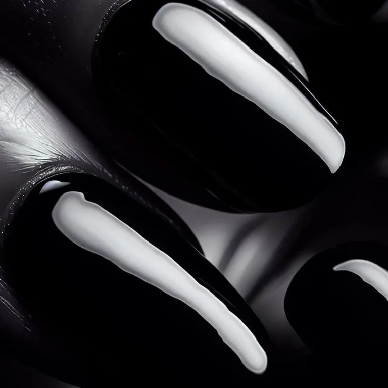 Černý lak na nehty: elegantní a výrazný styl pro každou příležitost